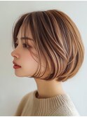 冬の大人ボブスタイル♪