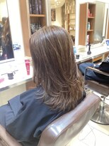 ピークアブー アヴェダ アトレ恵比寿(PEEK-A-BOO AVEDA)&nbsp;ミディアムレイヤー　ベージュブラウン