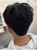 ニュアンスパーマ/韓国マッシュ/スパイキーショート/MEN'S