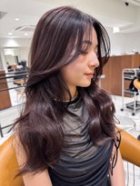 アミリー ひたち野うしく店(Amily)&nbsp;ハイライトバレイヤージュダブルカラーケアブリーチ30代40代