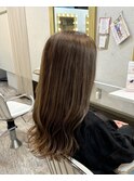 大人可愛い20代30代40代カラー/セミロング/宮崎