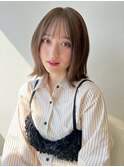 ワイドバング/美髪/イメチェン/外ハネボブ/銀座10代 20代30代