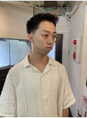 サーフカール/スパイキーショート/ブルーブラック/心斎橋