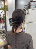 ヘアセット★タイトローポニー