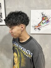 ハウワズ 西荻窪(HAWuaz) 70％ツイストパーマ×フェードマッシュ