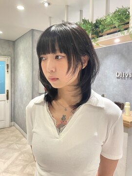 ラボヌールヘアー オリビエ 北千住店(La Bonheur hair Olivier) レイヤーカット／ハッシュカット【吉田 愛里】