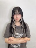 インナーカラー/シールエクステ/レイヤーカット