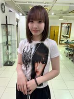 マアム ジー 明大前店(ma'am Zee) ブロックカラー×ピンクベージュ