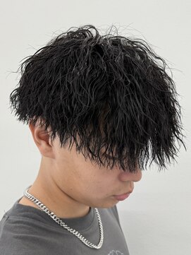 ビカムメンズヘアー 栄店(become men's hair) ツイストパーマ刈り上げツーブロックマッシュ