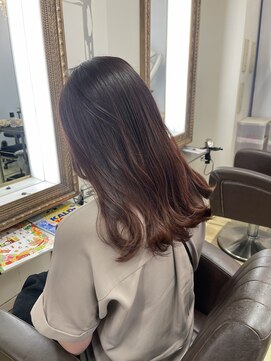 コワファースト 大分(COIFF1RST) パープルベージュカラー