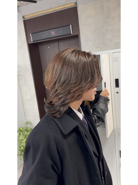 リミットバイアフィナー 大宮店(limit by Afinar) センターパートウルフ/ウルフ/サーフウルフ