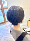 グレージュショート