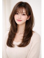 クワイア 川崎店(0choir)&nbsp;イメチェン/ピンクベージュ/アンブレラカラー/前髪/川崎