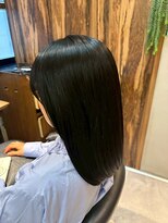 ヘアリゾート粋 トゥジュ 池袋東口店(tujuh)&nbsp;艶髪ストレート/ミディアムボブ/髪質改善