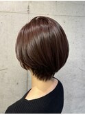 ショートボブ☆暖色ヘア