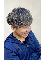 ヘアーメイク クーラ 行橋店(Hair make CURA)&nbsp;爽やかツイスパマッシュヘアアッシュブラウンハイライト