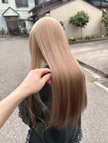 アフターニュース 新潟(afternews)&nbsp;ミルクベージュ/ケアブリーチ/ダブルカラー/髪質改善/新潟