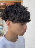 シャドウパーマ ルーズパーマ ニュアンスパーマ 韓国マッシュ