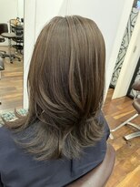 アミックス ヘアワークス 山口店(AMIX hair works)&nbsp;ほんのりくすみ感のあるカラー
