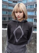アンブル リュクス 池袋(amble luxe)&nbsp;ハイトーンブロンドストリートボブ
