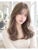 エンター 天神店(ENTER) 韓国風顔まわりレイヤー×オリーブベージュ