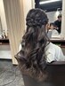 無制限！ヘアセット5回チケット￥17.500