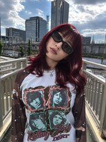 ディーンアイラ(DEAN ISLA) ワインレッド レイヤーカット