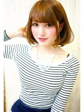 フォルテ 藤枝エピ店 ひし形甘辛カジュアルボブ