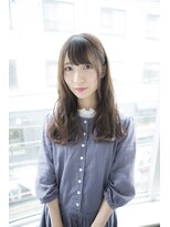 サロンドミルク 原宿(salon de MiLK)&nbsp;【salon de MiLK 原宿】透けカラーアッシュベージュ×ウェーブ