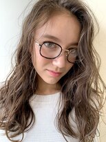 ミラバイグリーン(Mira by green)&nbsp;ブランジュ×センターパート【重めスタイル】