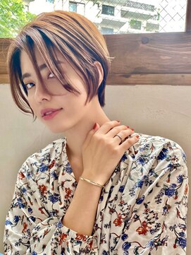 シークエンス 外苑前(SEAQUENCE) ハイライトカラー×クールショート[外苑前/髪質改善/白髪染め/]