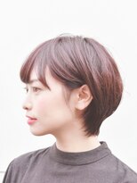 オーブ ヘアー アムール 学芸大学店(AUBE HAIR amour) 【AUBE HAIR】マッシュニュアンスショート_スモーキーグレージュ