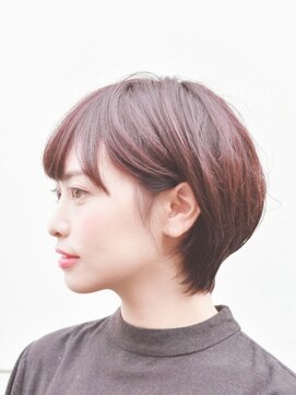 オーブ ヘアー アムール 学芸大学店(AUBE HAIR amour) 【AUBE HAIR】マッシュニュアンスショート_スモーキーグレージュ