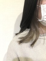 リアン 熊谷本店(Rien)&nbsp;インナーカラー×ホワイティベージュ