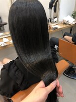 ネイヴィル(navile)&nbsp;地毛風カラー×髪質改善ストレート