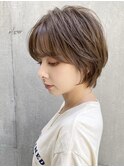 大人可愛いショートボブ