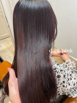エクラートリアン 藤沢店(ECLART Lien) 暗めピンク[藤沢/髪質改善]