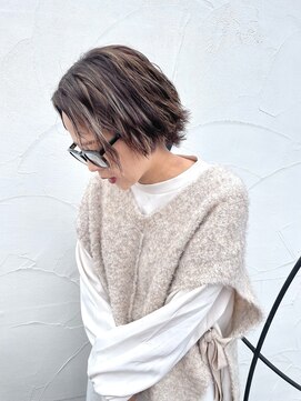 グランデ(GRANDE) ハイライト/ベージュ/外国人風カラー/ハンサムショート