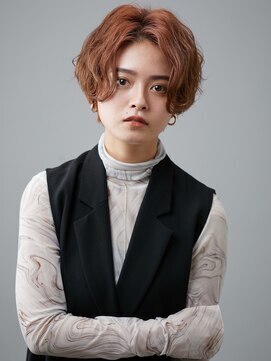 ヘアーカッティングガーデン ジャック モアザン 松山店 センターパート/ショートボブ［松山市駅/白髪ぼかし］