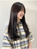 【FOLK】透明感地毛風ブラック☆似合わせストレートロング♪