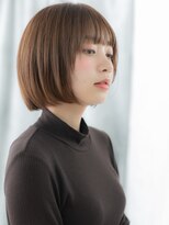 ドクターズ サロン ラブ(Dr's Salon LAB) アースカラー小顔ツヤ髪切りっぱなしボブf古河20代30代40代