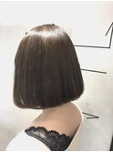 似合わせカット/くびれヘア/デザインカラー/艶ボルドー[横浜駅]