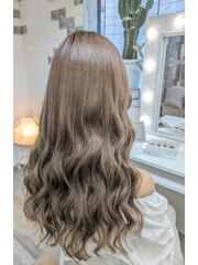 ミックス巻き、ヘアメイク