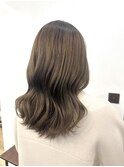 白髪ぼかし×グレージュカラー