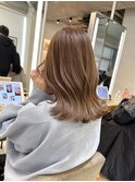 シークレットハイライト×明るめくすみベージュ