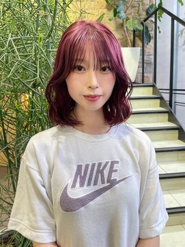 ゼスト 吉祥寺店(ZEST) ブリーチカラー/ピンクラベンダー/ピンクカラー 吉祥寺桜