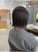 切りっぱなし×艶感ラベンダー