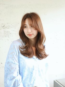 シェリー バイ フォルテ(SHERRY by FORTE) 韓国 レイヤーカット オレンジベージュ