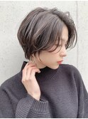 イメチェン外ハネボブ美髪×ブリーチなしレイヤー韓国/池袋