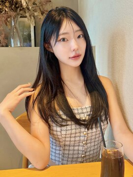 ネオリーブギンザ 銀座店(Neolive GINZA) 韓国風レイヤーカット/レイヤー/黒髪/暗髪【銀座/銀座駅】片桐